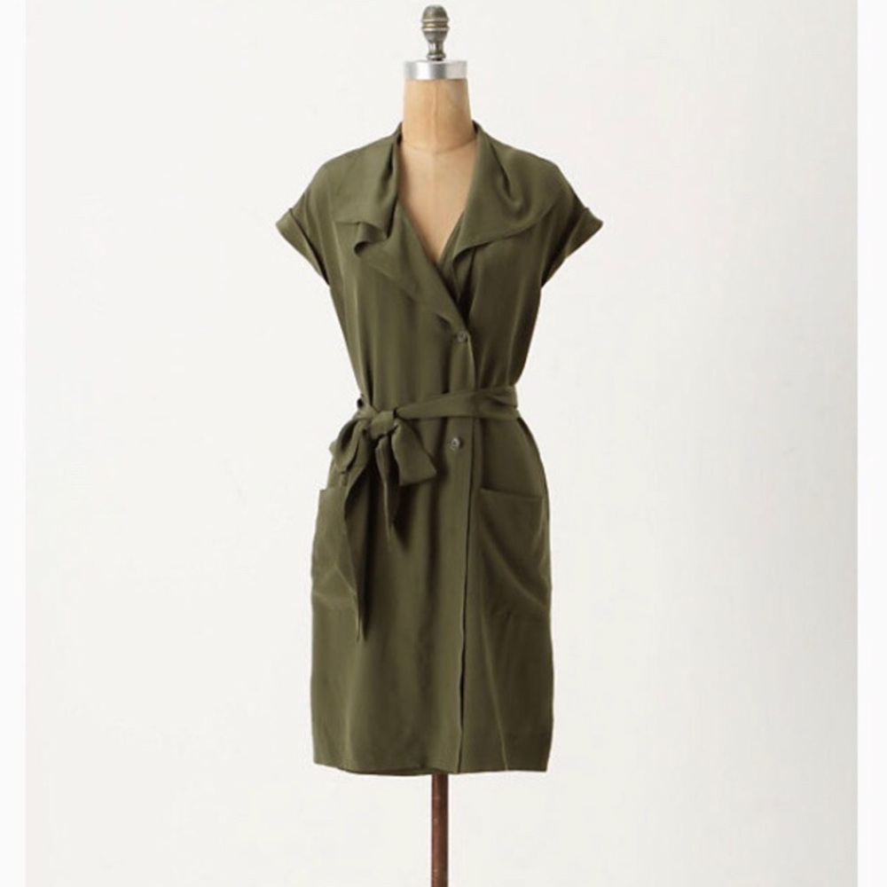 Anthro Maeve Ida Shirt Dress